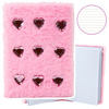 Märkmik Lean Plush Notebook A5, roosa, 80 lehte, jooneline