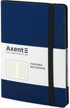 Märkmik Axent Partner Soft A5, 80 g/m, 96 lehte, PU kaas, sinine