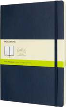 Märkmik Moleskine Classic XL, 19 x 25 cm, pehmed kaaned, safiirsinine, 192 lehekülge