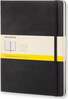 Märkmik Moleskine Classic XL, 19 x 25 cm, must, kõva kaas, ruuduline