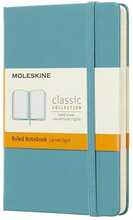Märkmik Moleskine Classic 9x14 cm, jooneline, kõva kaas, reef blue