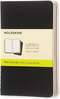 Vihikute komplekt Moleskine Cahier Journals P, 9 x 14 cm, must, 3 tk