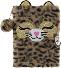 Päevik Tinka Plush Diary with Lock 8-802165, leopard