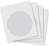 Ümbrik Omega CD/DVD plaatidele, 125 x 125 mm, valge, aknaga, 100 tk
