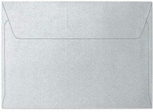 Ümbrikud Galeria Papieru C6 PEARL, 120 g, 11.4 x 16.2 cm, hõbedane, 10 tk