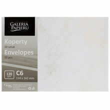 Ümbrikud Galeria Papieru C6 MARMUR, 120 g, 10 tk, kuldne