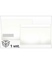 Ümbrik Mailmedia E5, 156 x 220 mm, 80 g/m, aknaga 30 x 90 mm, eemaldatava ribaga, valge, 1000 tk