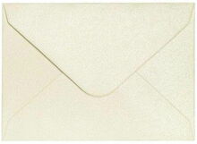 Ümbrikud Galeria Papieru PEARL, 70 x 100 mm, 150 g, 10 tk, kreem