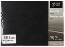 Ümbrikud Galeria Papieru C5 Pearl, 150 g, 16.2 x 22.9 cm, must, 10 tk