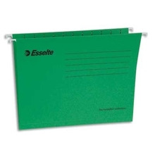 Kartoteegivorm Esselte Classic A4, roheline, 25 tk