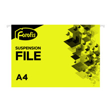 Kartoteegikile Forofis A4, kollane, 2 tk