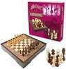Malekomplekt Star Vip Chess Set, S suurus, pähkel