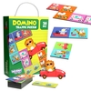 Õppemäng Woopie Transport Loomad Domino Montessori