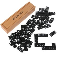 Domino mäng GOKI, puidust karbis (55 detaili)