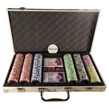 Pokerikomplekt Extralink Premium, 300 žetooni, 2 kaardipakki, täringud, kohver