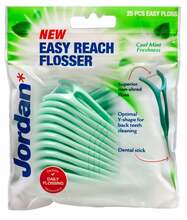 Hambaniit Jordan Easy Reach Flosser, münthape, 25 tk