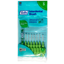 TePe hambavaheharjad 0,8 mm, rohelised, 8 tk