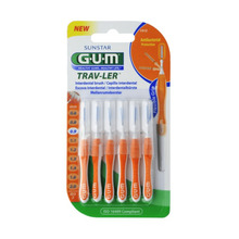 Antibakteriaalne hambavahehari Gum Trav-Ler 0,9 mm, 6 tk