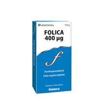 Vitabalans OY Folica 400 mcg foolhappe tabletid, N30