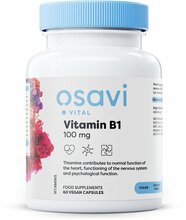 Osavi vitamiin B1, 100 mg, 60 vegankapslit