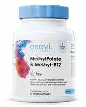 Osavi MethylFolate & Methyl-B12, 60 vegankapslit