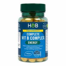 Holland & Barrett High Strength Complete B grupi vitamiinide kompleks, 120 tabletti