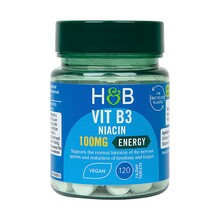 Holland & Barrett vitamiin B3 (niatsiin) 100 mg, 120 tabletti