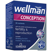 Vitabiotics Wellman Conception, 30 tbl