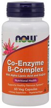 NOW Foods Co-Enzyme B-Complex B-vitamiinide kompleks, 60 kapslit