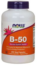 Now Foods B-50, 250 kapslit