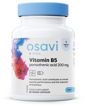 Osavi vitamiin B5 (pantoteenhape), 200 mg, 90 vegankapslit