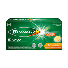 Berocca Energy vitamiinide kompleks, 30 kihisevat tabletti