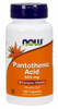 Now Foods pantoteenhape 500 mg, 100 kapslit