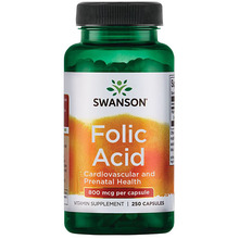 Swanson foolhape 800 mcg, 250 kapslit