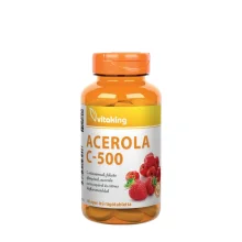 Vitaking Vitamin C-500 Acerola Raspberry, 40 närimistabletti