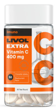 Orkla Care Livol Extra Vitamin C 400 mg, 50 tabletti