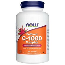 Now Foods C-1000 kompleks, puhverdatud, 180 tabletti