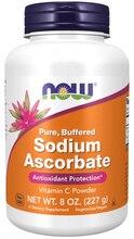 NOW Foods naatriumaskorbaat pulber, 227 g