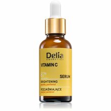 C-vitamiini säraseerum näole, kaelale ja dekolteele Delia Cosmetics Vitamin C, 30 ml