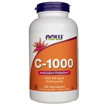 Now Foods C-vitamiin-1000 bioflavonoididega, 250 kapslit
