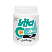 Vitabalans Vita C Long, 500 mg, 150 tabletti