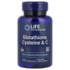 Life Extension L-glutatioon + L-tsüsteiin + C-vitamiin, 100 kapslit