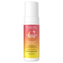 Eveline Vitamin C 3x Action sära andev puhastav näovaht, 150 ml