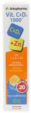 Arkopharma C- ja D3-vitamiin 1000 mg, 20 tabletti