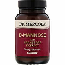 Dr. Mercola D-mannoos jõhvikatega, 60 kapslit
