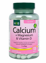 Holland & Barrett kaltsium, magneesium ja D-vitamiin, 120 tabletti
