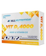 Allnutrition Vit D3 4000, 60 kapslit