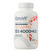 OstroVit Vitamin D3 4000 + K2, 100 tbl