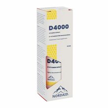 Nordaid D4000 pihustatav D3-vitamiin, 4000IU, 30ml