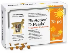 Pharma Nord D-Pearls 3000, 240 kapslit